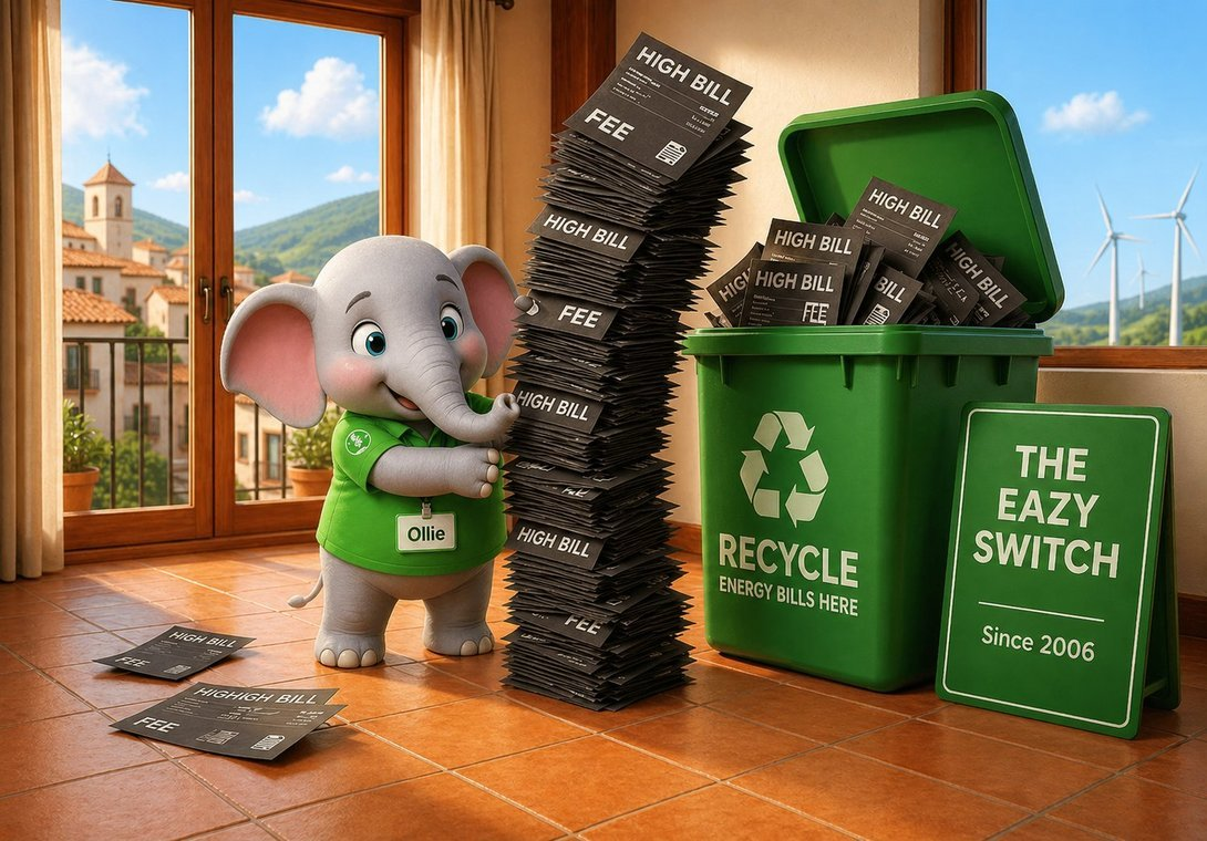 Eazy the elephant throwing away high bills